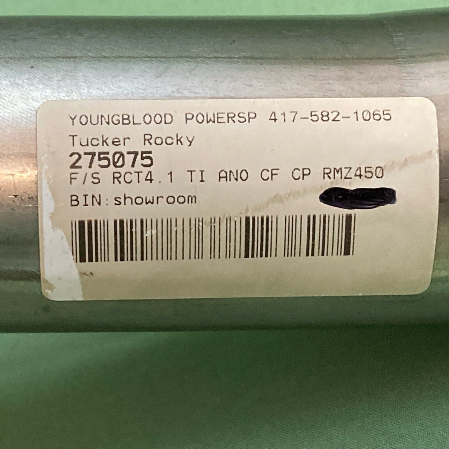 NEW TUCKER ROCKY 275075 EXHAUST PIPE