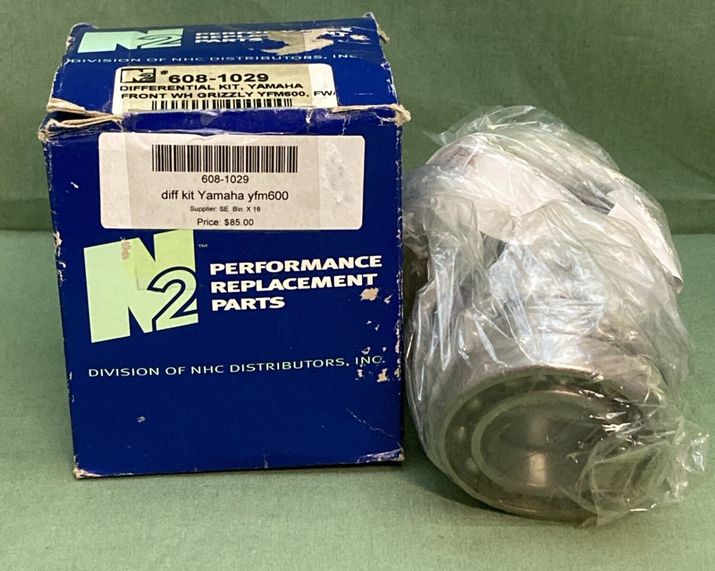 NEW N2 PERFORMANCE 608-1029 DIFFERENTIAL KIT YAMAHA FRONT WH GRIZZLY YFM600 FW