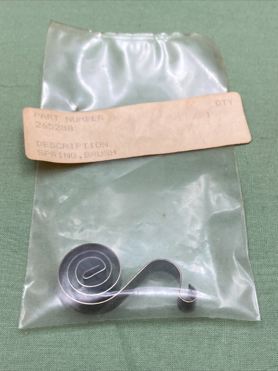 NEW REPLACES KOHLER 265288 Brush holder spring, beryllium copper