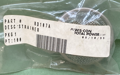 NEW GENUINE WIS-CON TOTAL POWER RD107A STRAINER