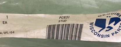 NEW GENUINE WISCONSIN PC531 STUD 3/8" X 11-5/16" LG