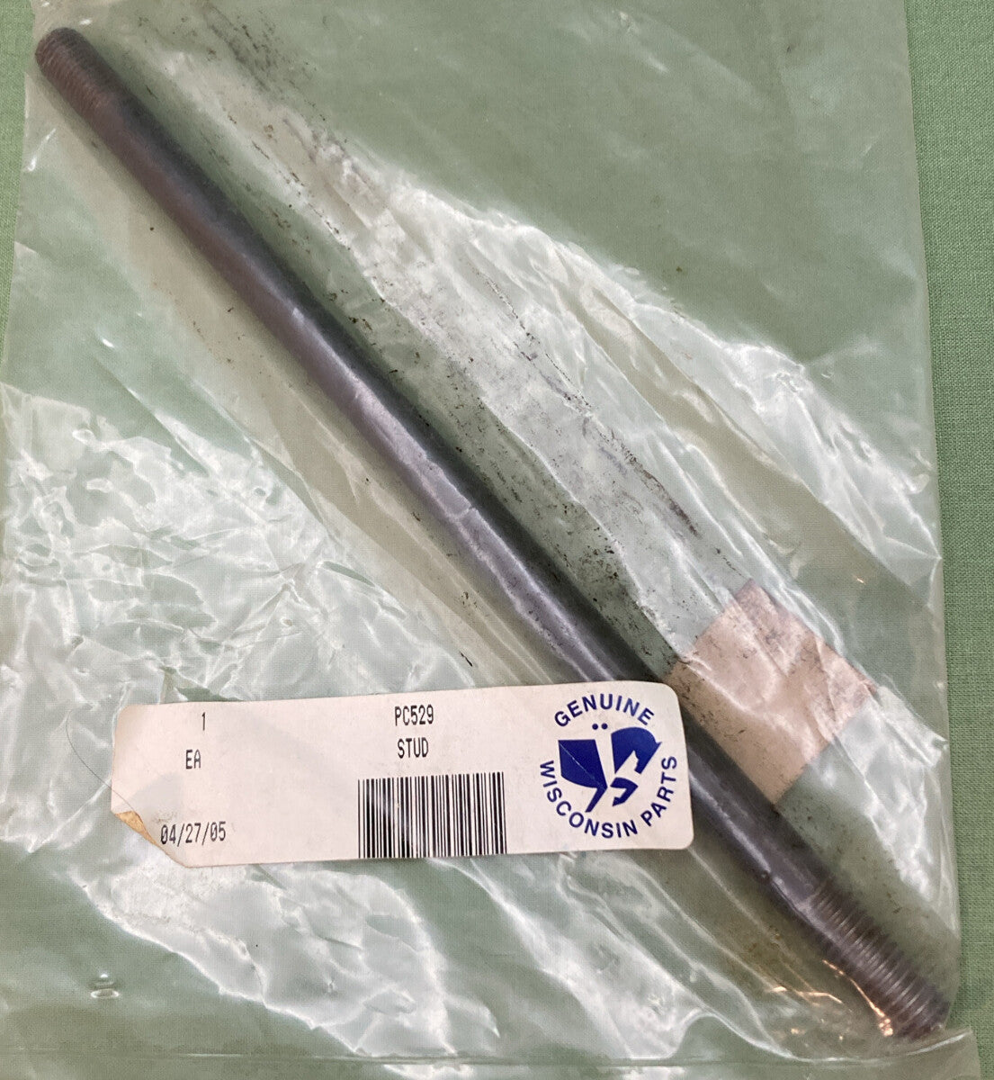 NEW GENUINE WISCONSIN PC529 STUD 3/8" X 8-3/8" LG