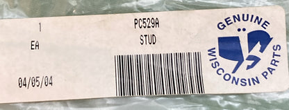 NEW GENUINE WISCONSIN PC529A STUD 3/8-16" X 8-11/16" LG