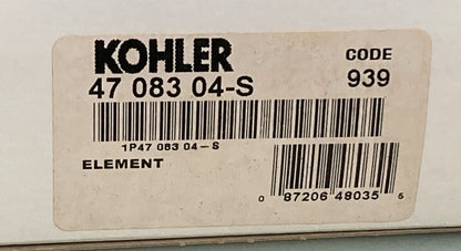 NEW GENUINE KOHLER 47 083 04-S ELEMENT