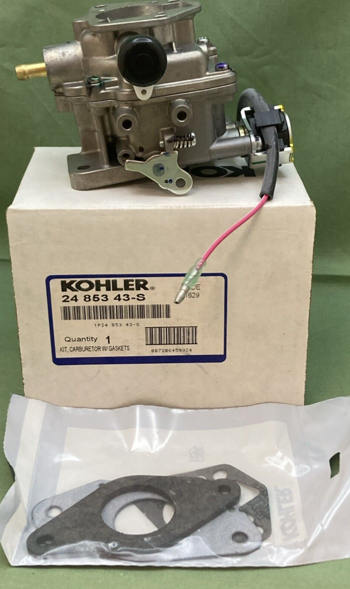 NEW GENUINE KOHLER 24 853 43-S KIT, CARBURETOR W/GASKETS
