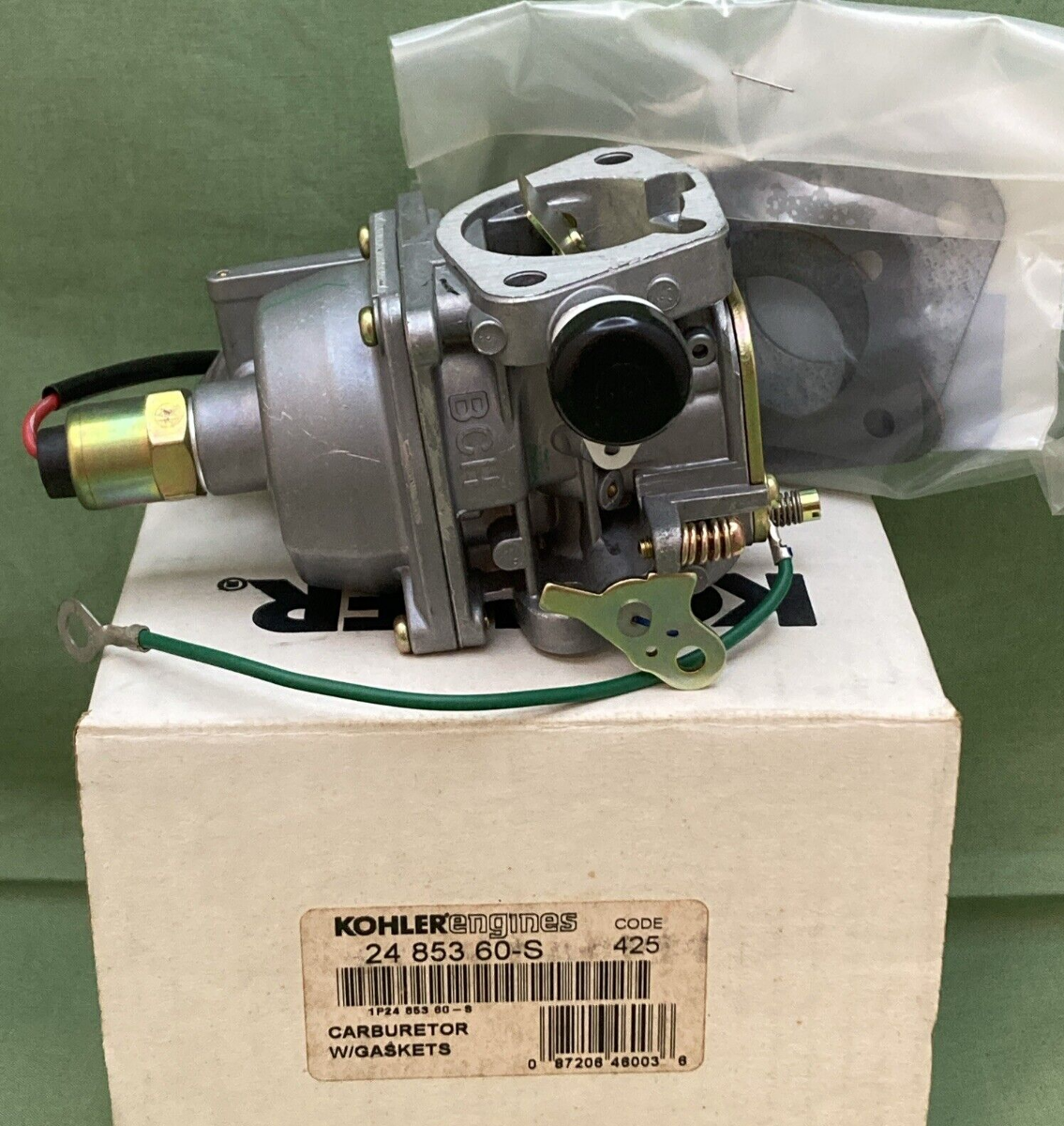 NEW GENUINE KOHLER 24 853 60-S KIT, CARBURETOR W/GASKETS