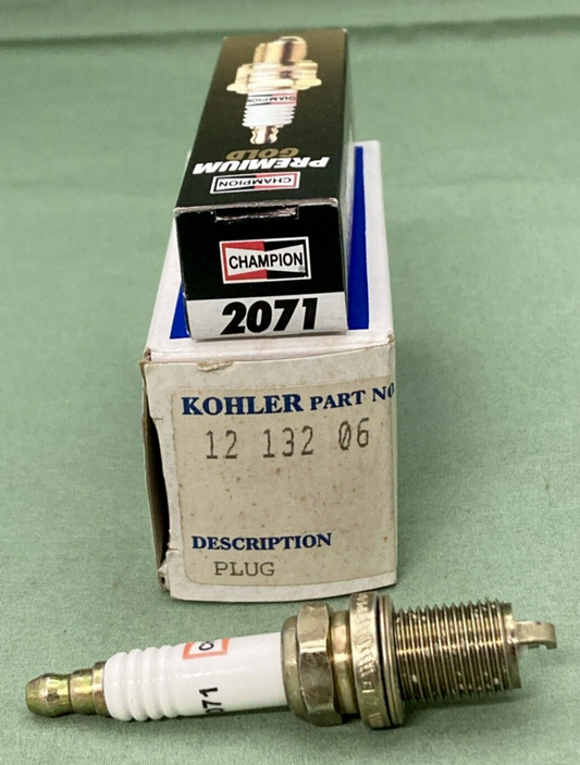 NEW GENUINE KOHLER 12 132 06 CHAMPION 2071 PREMIUM GOLD SPARK PLUG
