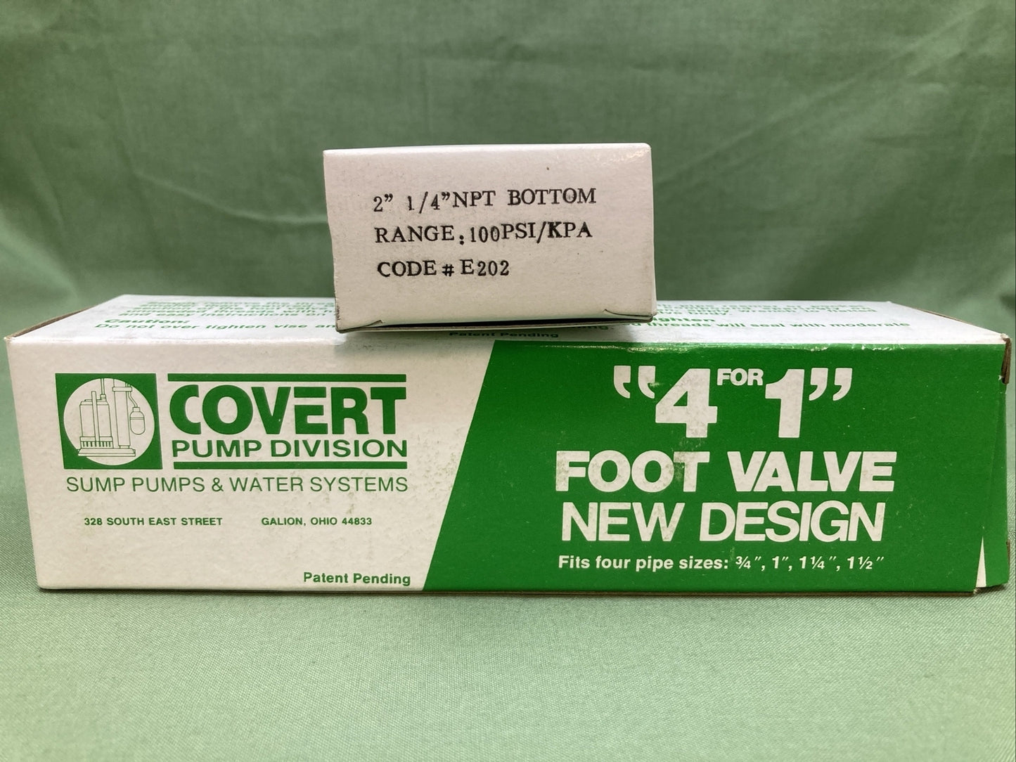 NEW COVERT 67212 PUMP DIVISION
