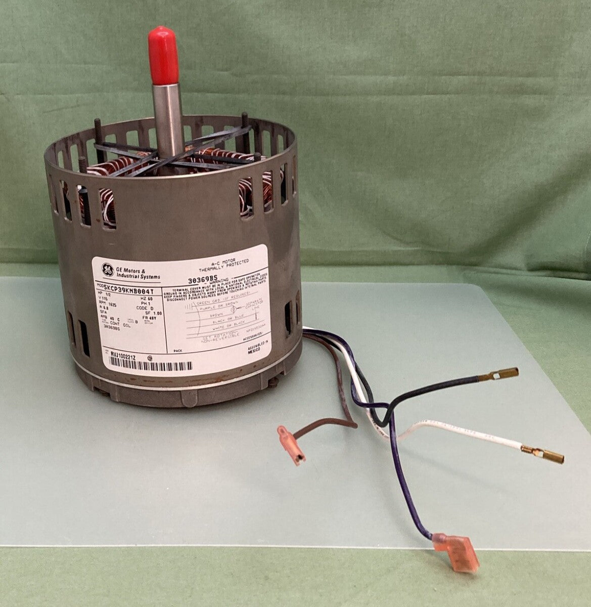 NEW GE MOTORS B-30369BS AC MOTOR THERMALLY PROTECTED