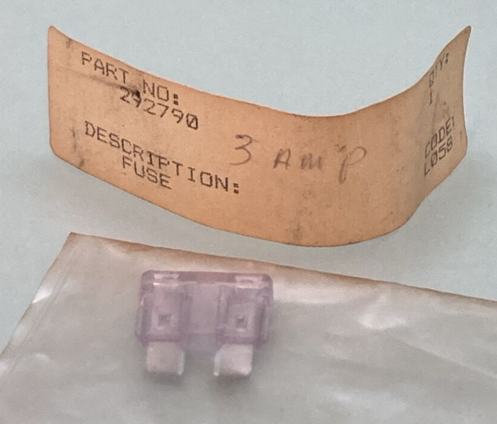 NEW REPLACES KOHLER 292790 FUSE V-Board 3 X 3 X 7.625