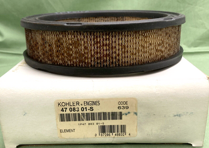 NEW GENUINE KOHLER 47 083 01-S ELEMENT, AIR CLEANER