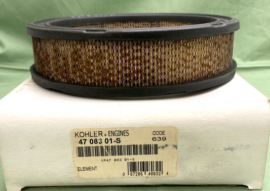 NEW GENUINE KOHLER 47 083 01-S ELEMENT, AIR CLEANER