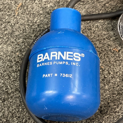 NEW BARNES 73612 MERCURY LEVEL CONTROL SUBMERSIBLE PUMP
