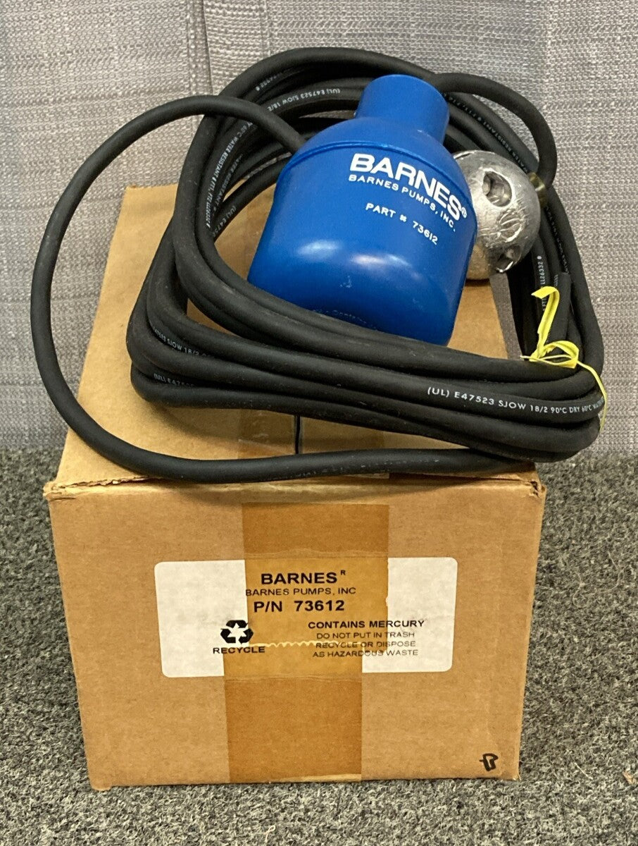 NEW BARNES 73612 MERCURY LEVEL CONTROL SUBMERSIBLE PUMP