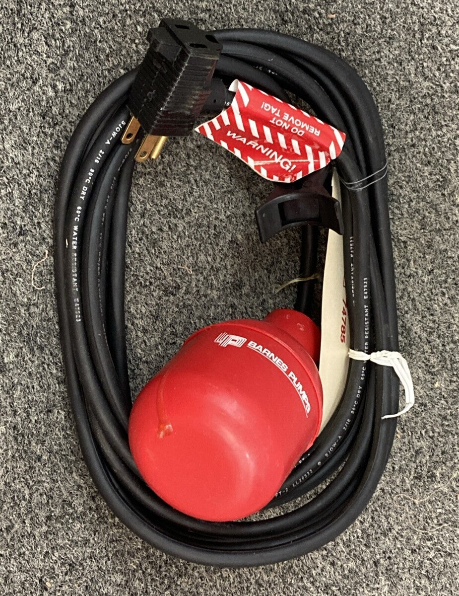 NEW BARNES 74785 MERCURY LEVEL CONTROL SUBMERSIBLE PUMP