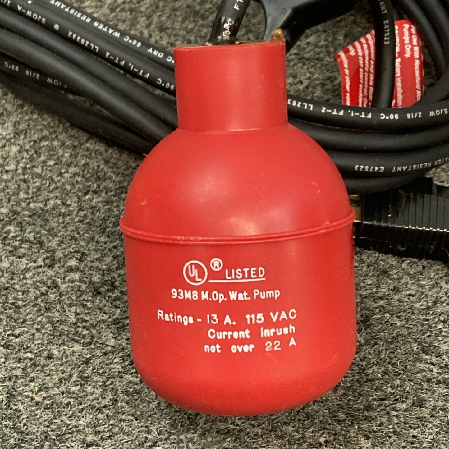 NEW BARNES 74785 MERCURY LEVEL CONTROL SUBMERSIBLE PUMP