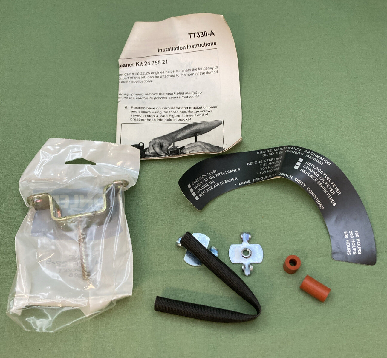 NEW GENUINE KOHLER 24 755 21-S KIT, DOME AIR CLEANER