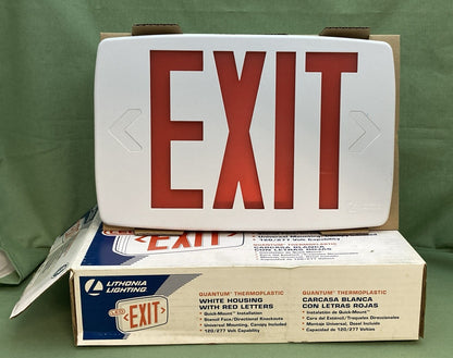 NEW LITHONIA LIGHTING EMPCB00281 EXIT SIGN