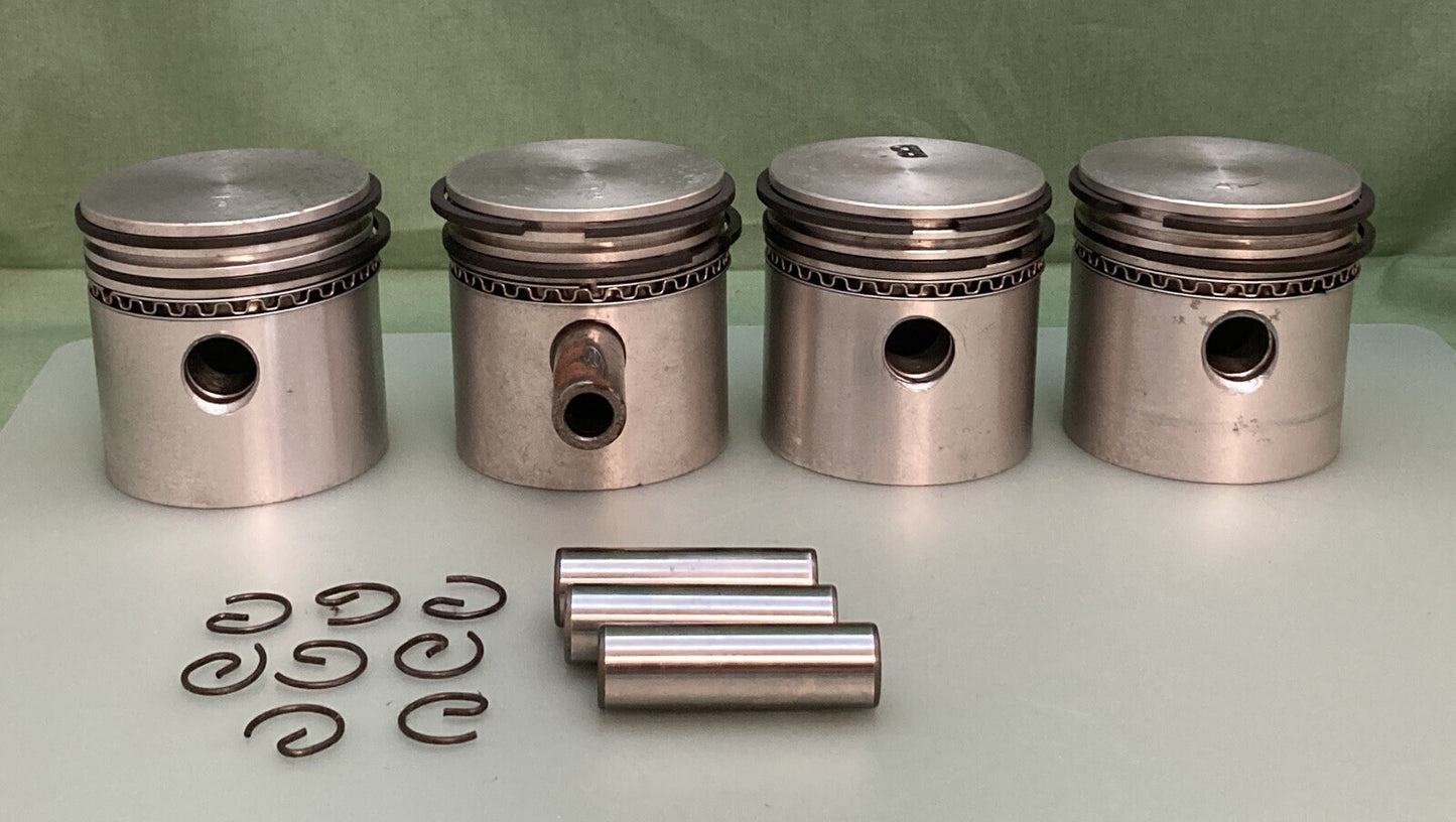 QTY 4 NEW GENUINE WISCONSIN CONTINENTAL DB218 PISTON KIT WITH RINGS