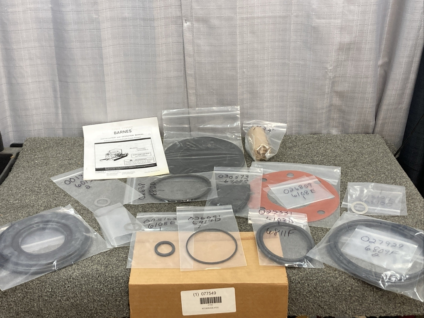 NEW GENUINE BARNES 077549 KIT,SERVICE,4TCC