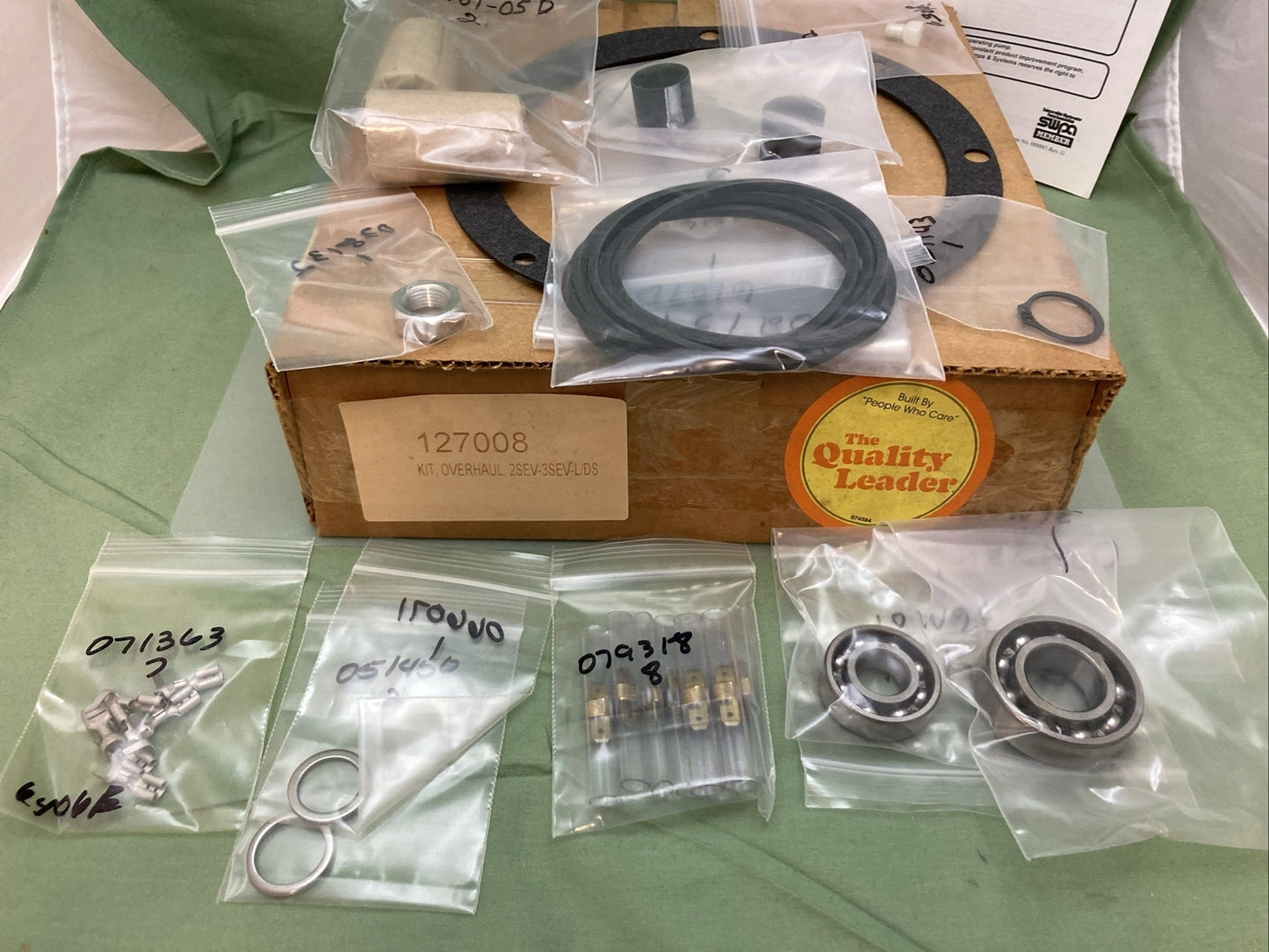 NEW GENUINE BARNES 127008 KIT,OVERHAUL 2SEV-3SEV-L/DS