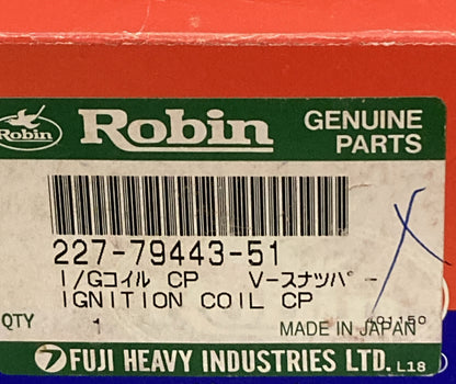 NEW GENUINE SUBARU ROBIN 227-79443-51 IGNITION COIL CP