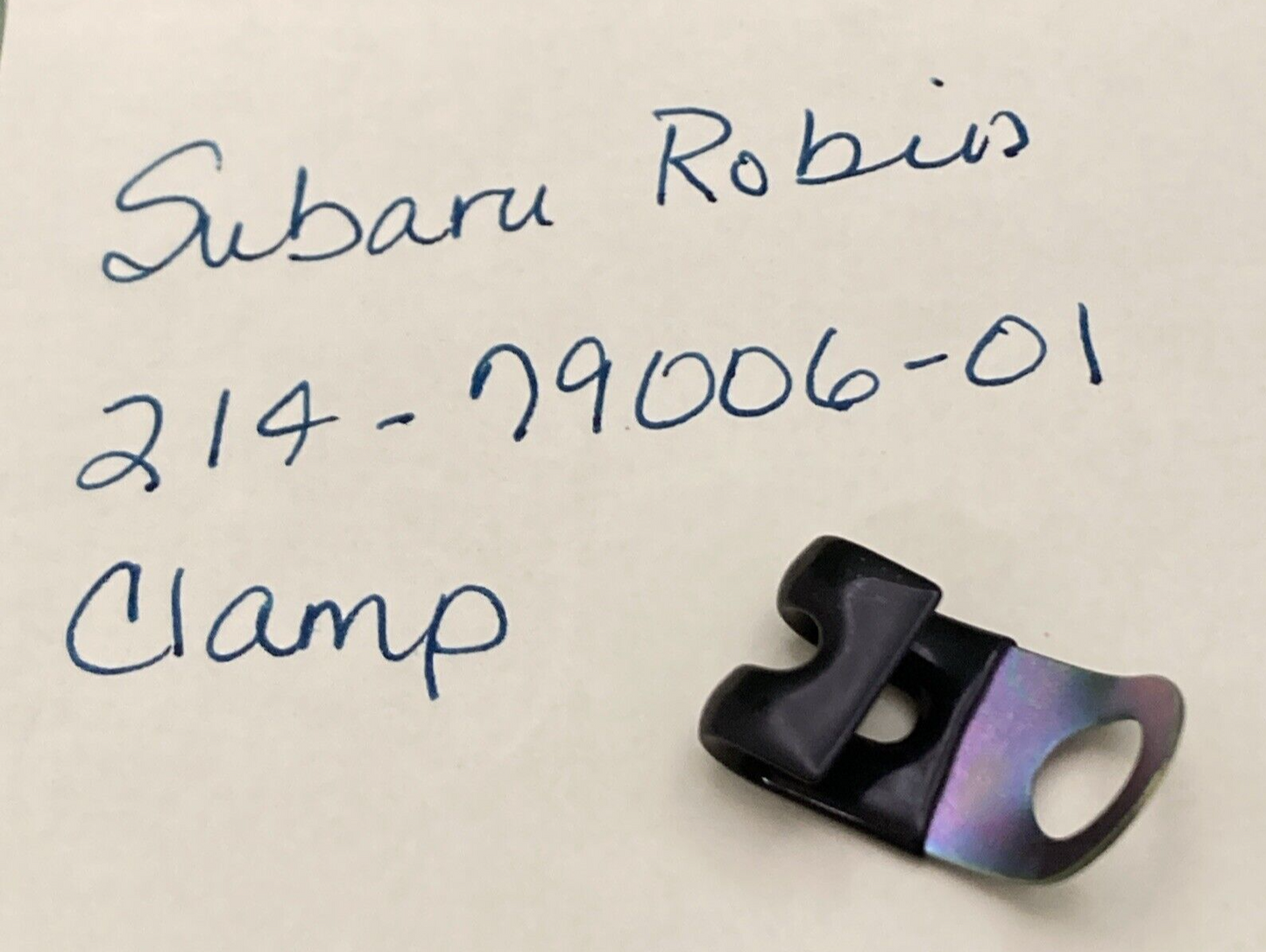 NEW REPLACES SUBARU ROBIN 214-79006-01 CLAMP