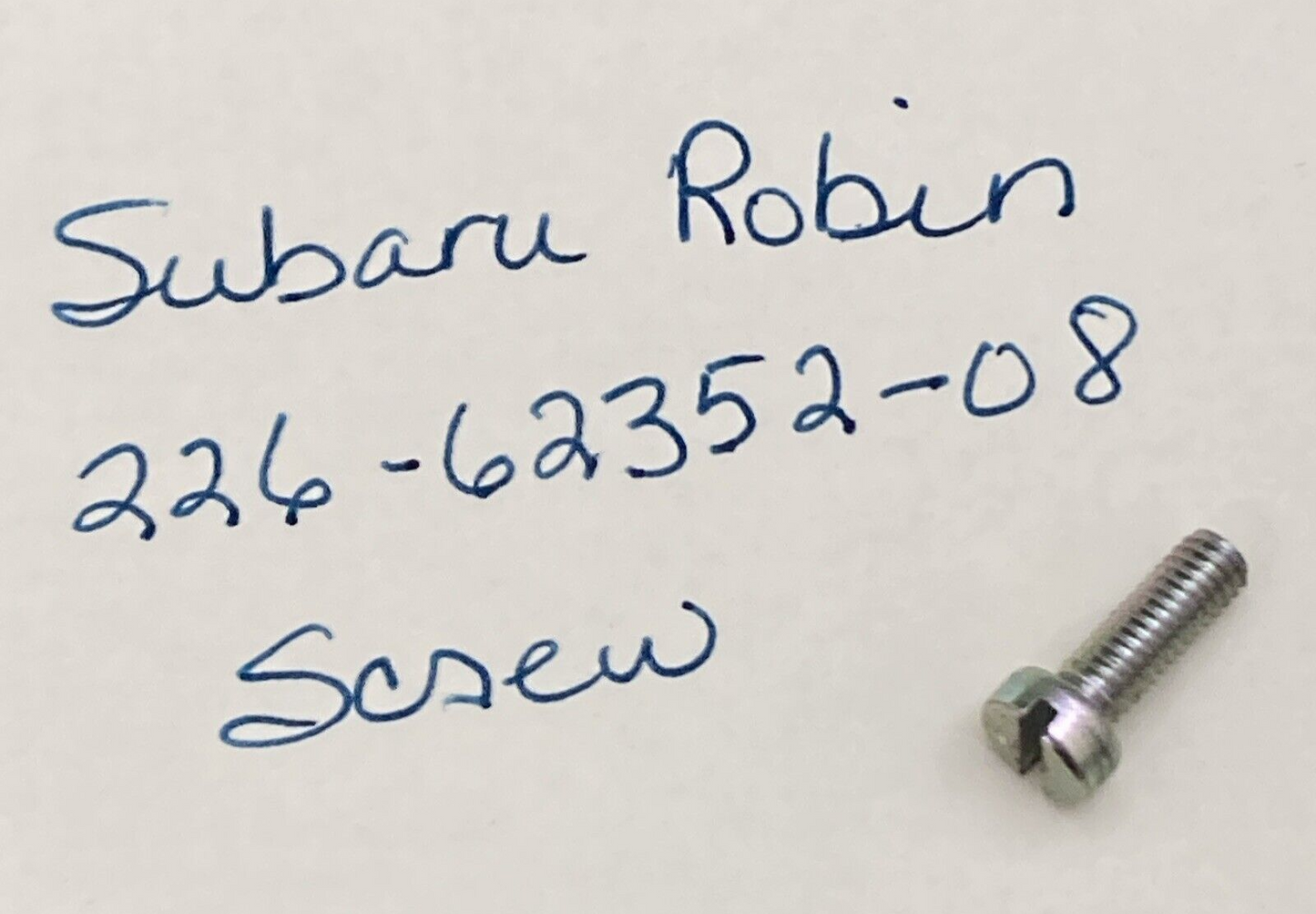 NEW REPLACES SUBARU ROBIN 226-62352-08 SCREW