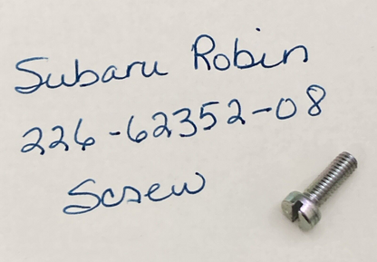 NEW REPLACES SUBARU ROBIN 226-62352-08 SCREW