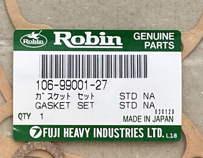 NEW GENUINE ROBIN SUBARU 106-99001-27 GASKET SET