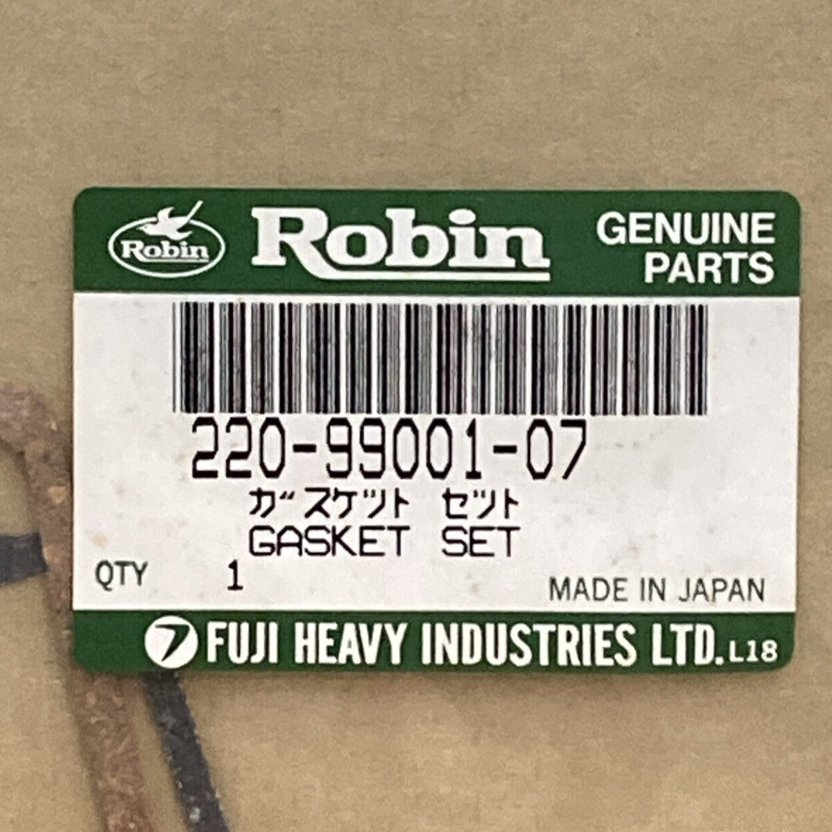 NEW GENUINE ROBIN SUBARU 220-99001-07 GASKET SET