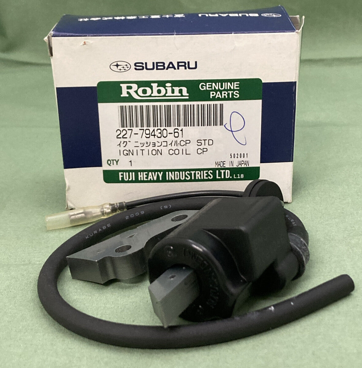 NEW GENUINE SUBARU ROBIN 227-79430-61 IGNITION COIL CP