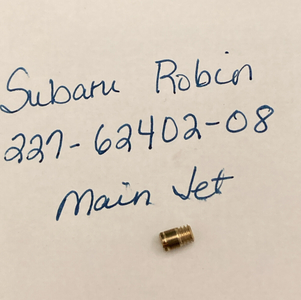 NEW REPLACES SUBARU ROBIN 227-62402-08 MAIN JET