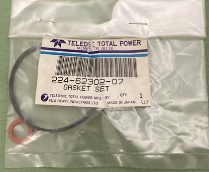 NEW GENUINE TELEDYNE TOTAL POWER 224-62302-07 GASKET SET