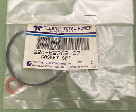 NEW GENUINE TELEDYNE TOTAL POWER 224-62302-07 GASKET SET