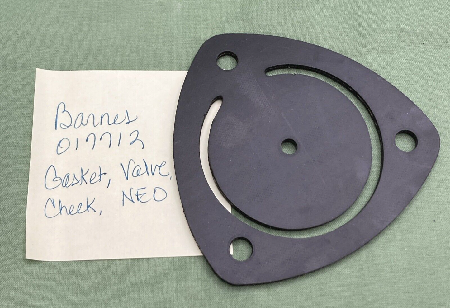 NEW REPLACES BARNES 017712 GASKET, VALVE, CHECK, NEO