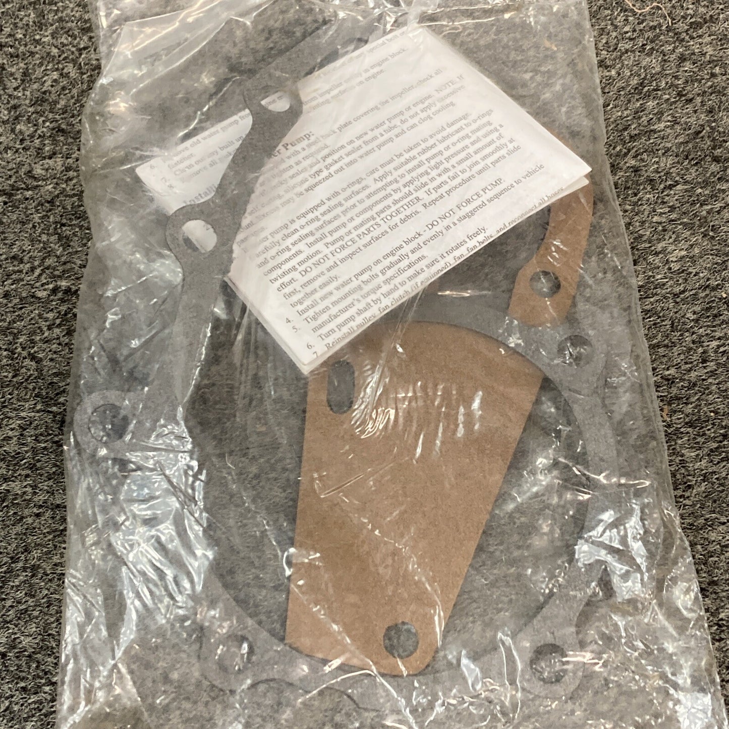 NEW REPLACES CONTINENTAL F601K05070 WATER PUMP KIT