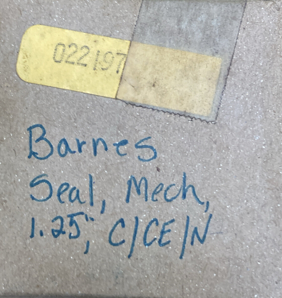 NEW REPLACES BARNES 022197 SEAL, MECH, 1.25", C/CE/N