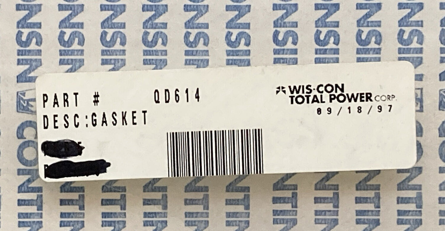 NEW GENUINE WISCONSIN CONTINENTAL QD614 GASKET-SPACER C'CASE