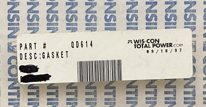 NEW GENUINE WISCONSIN CONTINENTAL QD614 GASKET-SPACER C'CASE