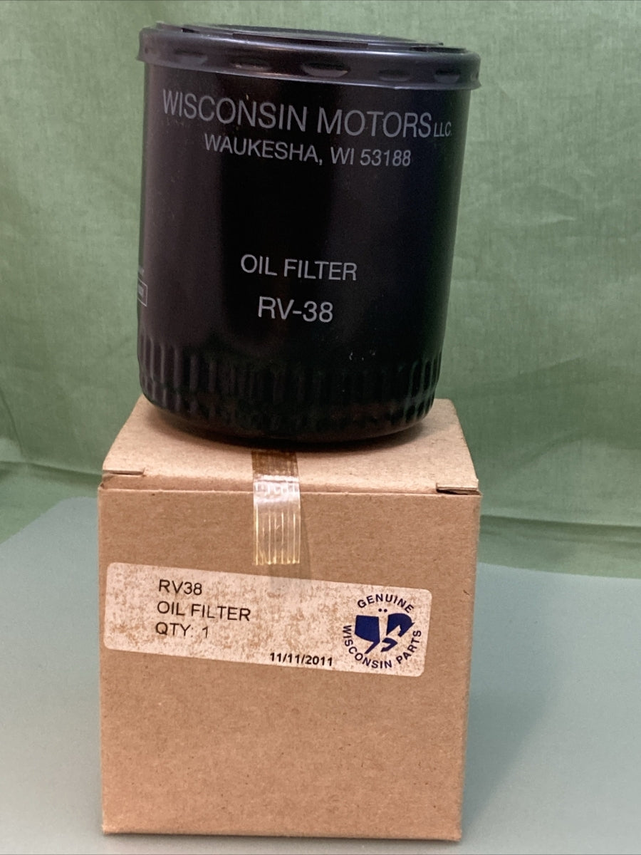 NEW GENUINE WISCONSIN RV38 OIL FILTER