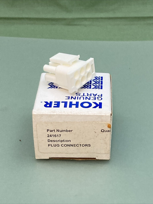 QTY 2 NEW GENUINE KOHLER  241617 Connector, plug, 6-position (NRP)