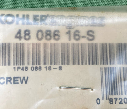 NEW GENUINE KOHLER 48 086 16-S SCREW