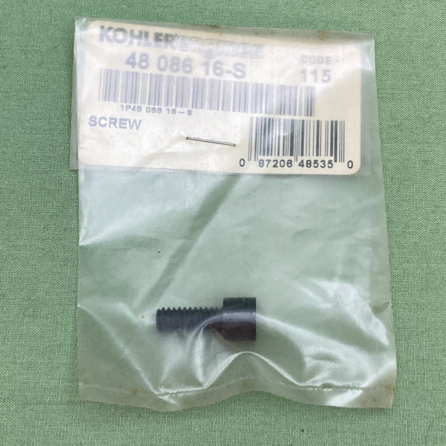 NEW GENUINE KOHLER 48 086 16-S SCREW