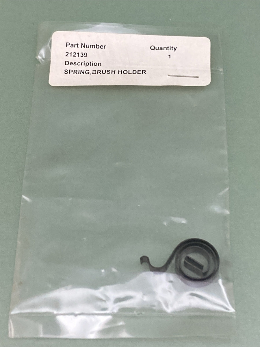 NEW REPLACES KOHLER 212139 SPRING, BRUSH HOLDER