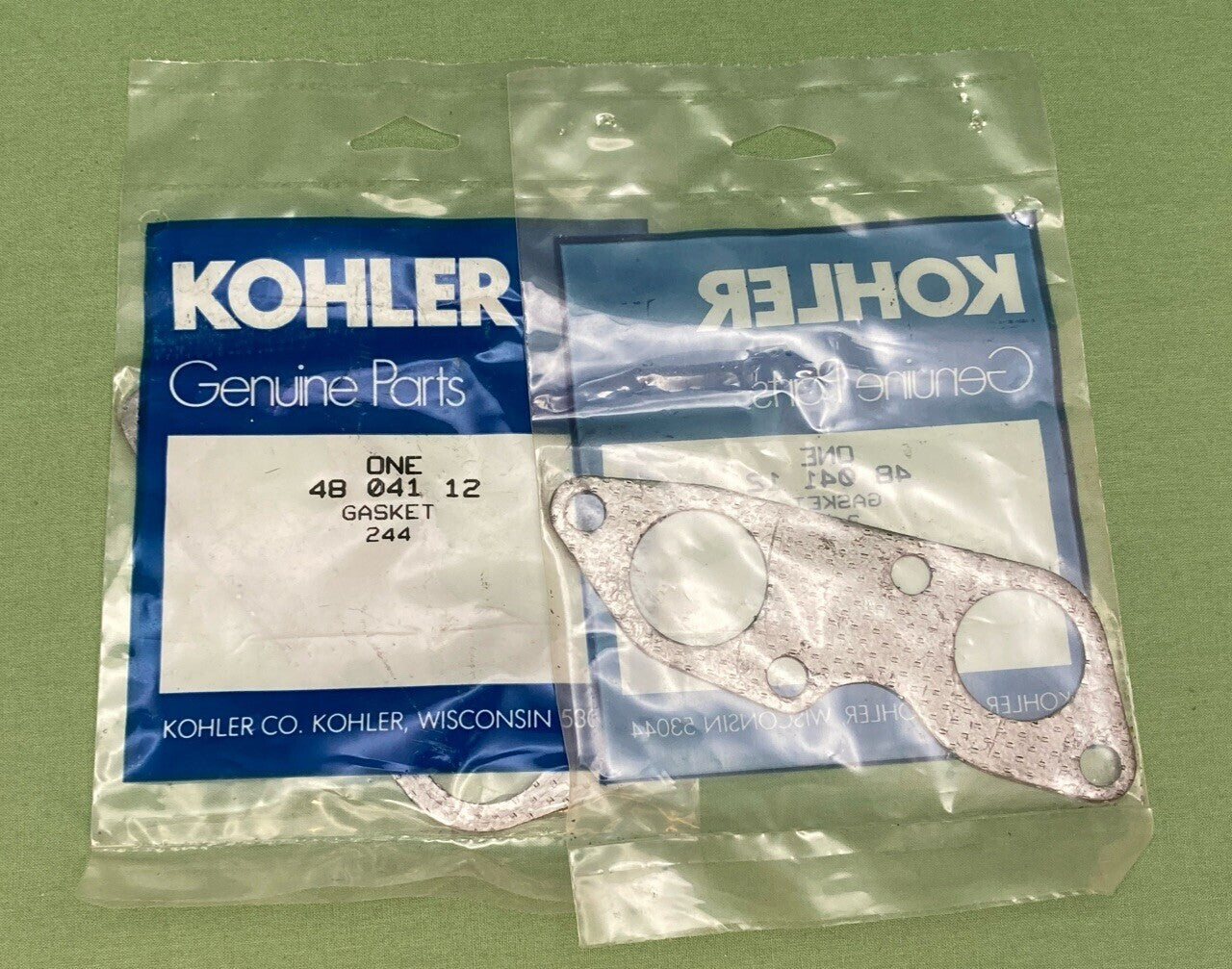 QTY 2 NEW GENUINE KOHLER 48 041 12 GASKET