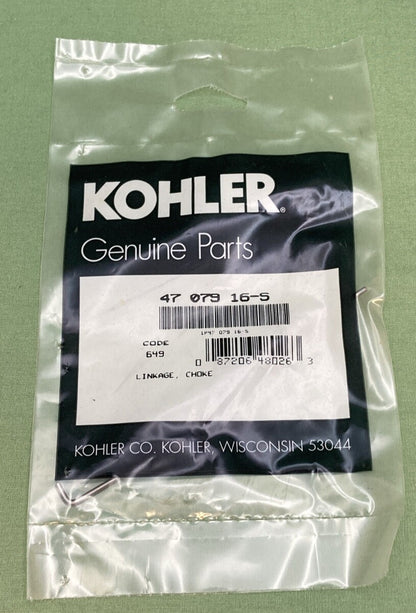 NEW GENUINE KOHLER 47 079 16-S LINKAGE; CHOKE