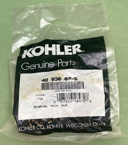 NEW GENUINE KOHLER 48 030 07-S BEARING; MAIN .010