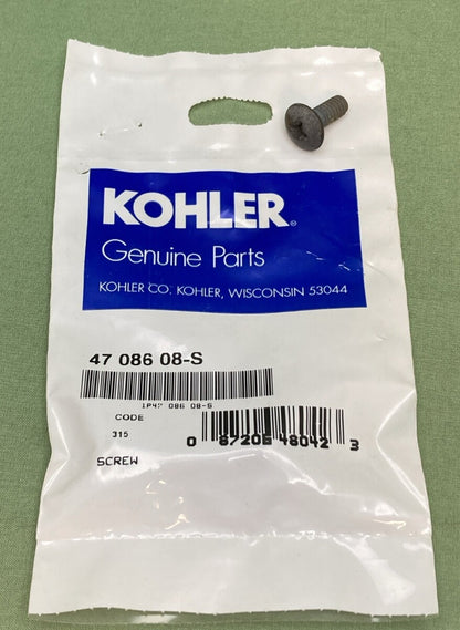 NEW GENUINE KOHLER 47 086 08-S SCREW; POZ TRS HD 1/4-20X5/8