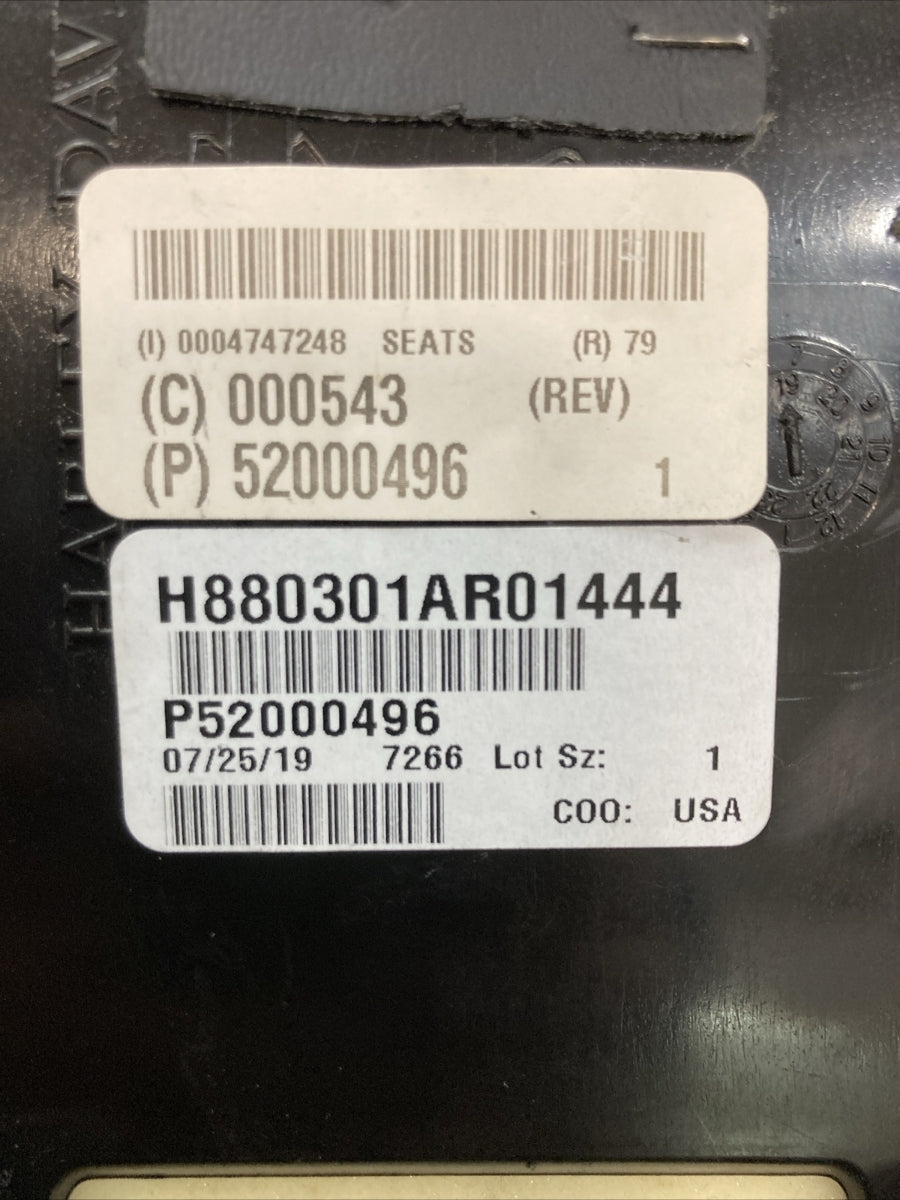 NEW GENUINE HARLEY DAVIDSON 52000496 SEAT,RDR/FULL,SOLO FXLRS 2020-23